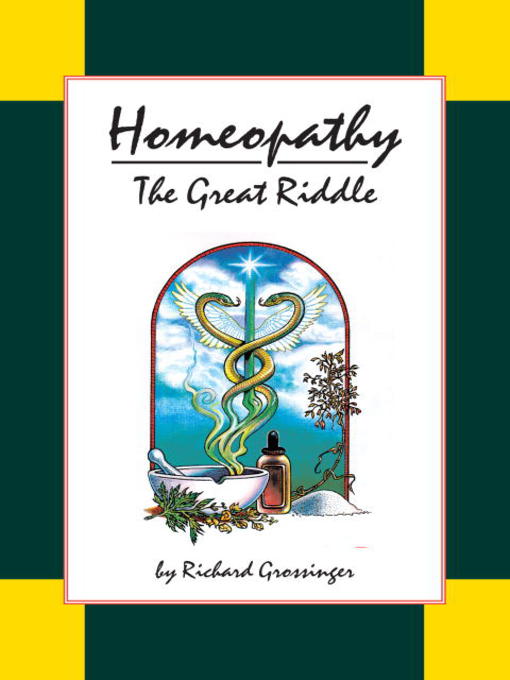 Title details for Homeopathy by Richard Grossinger - Available